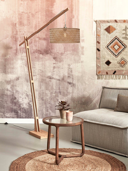 GOOD&MOJO Floor lamp Java XL bl/50x22, bl/nat.