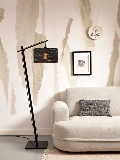 GOOD&MOJO Floor lamp Java XL nat/50x22, bl/nat.