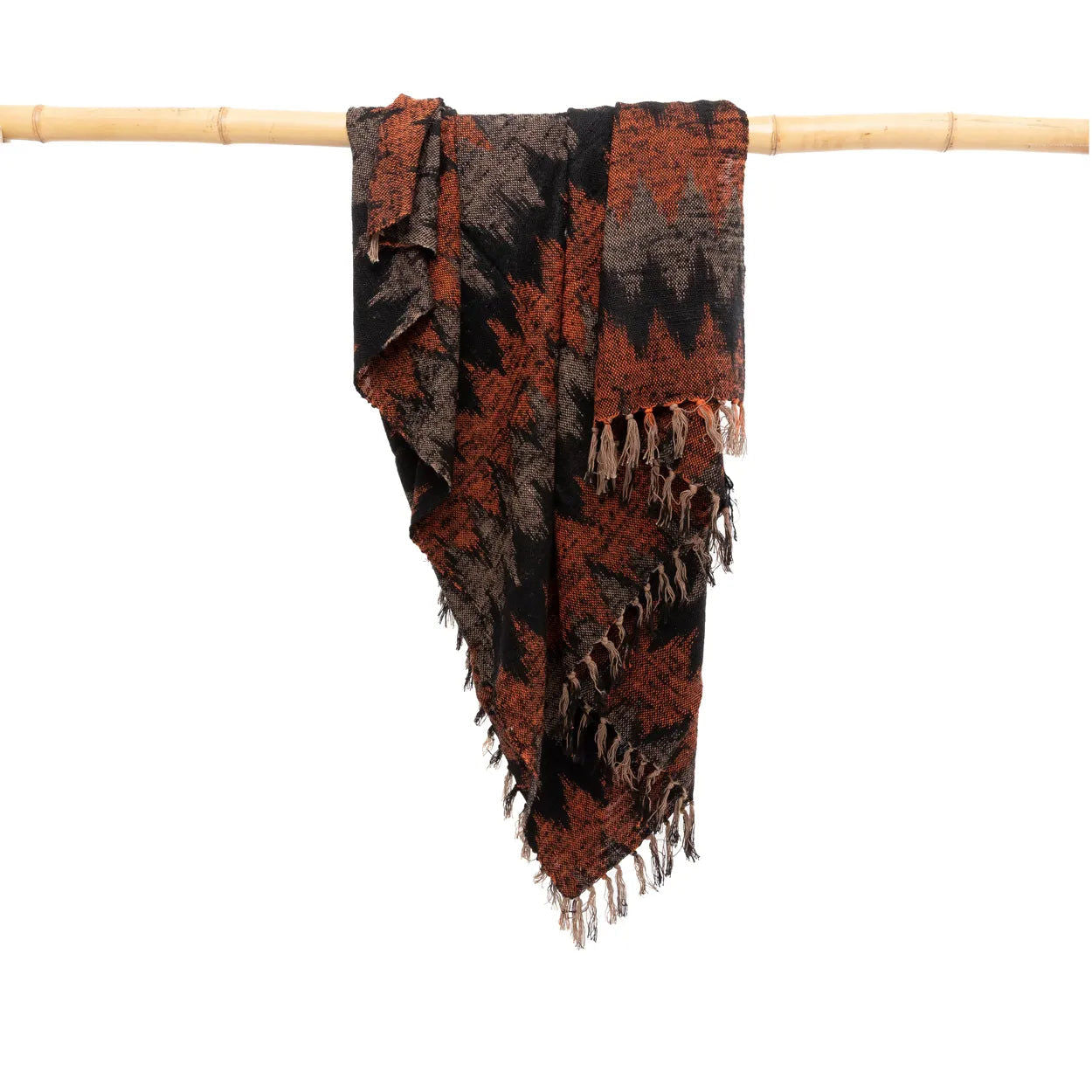 Bazar Bizar Antwerp The s'il vous Plaid - Black Orange