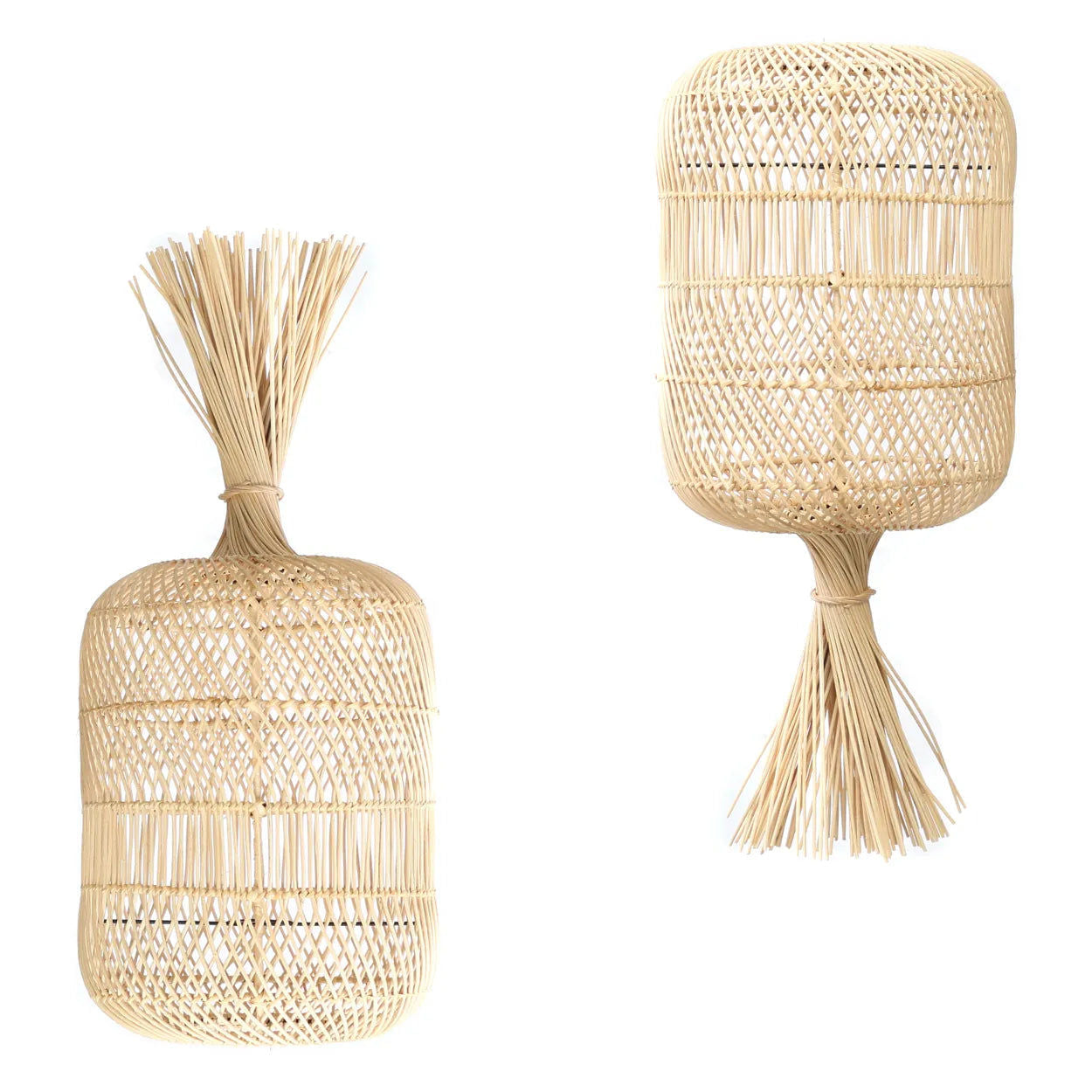 Bazar Bizar Antwerp The Dumpling Floor Lamp - Pendant - Natural - M