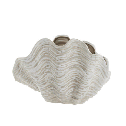 LENE BJERRE Sheline musling vase 26x19,5 cm. sand