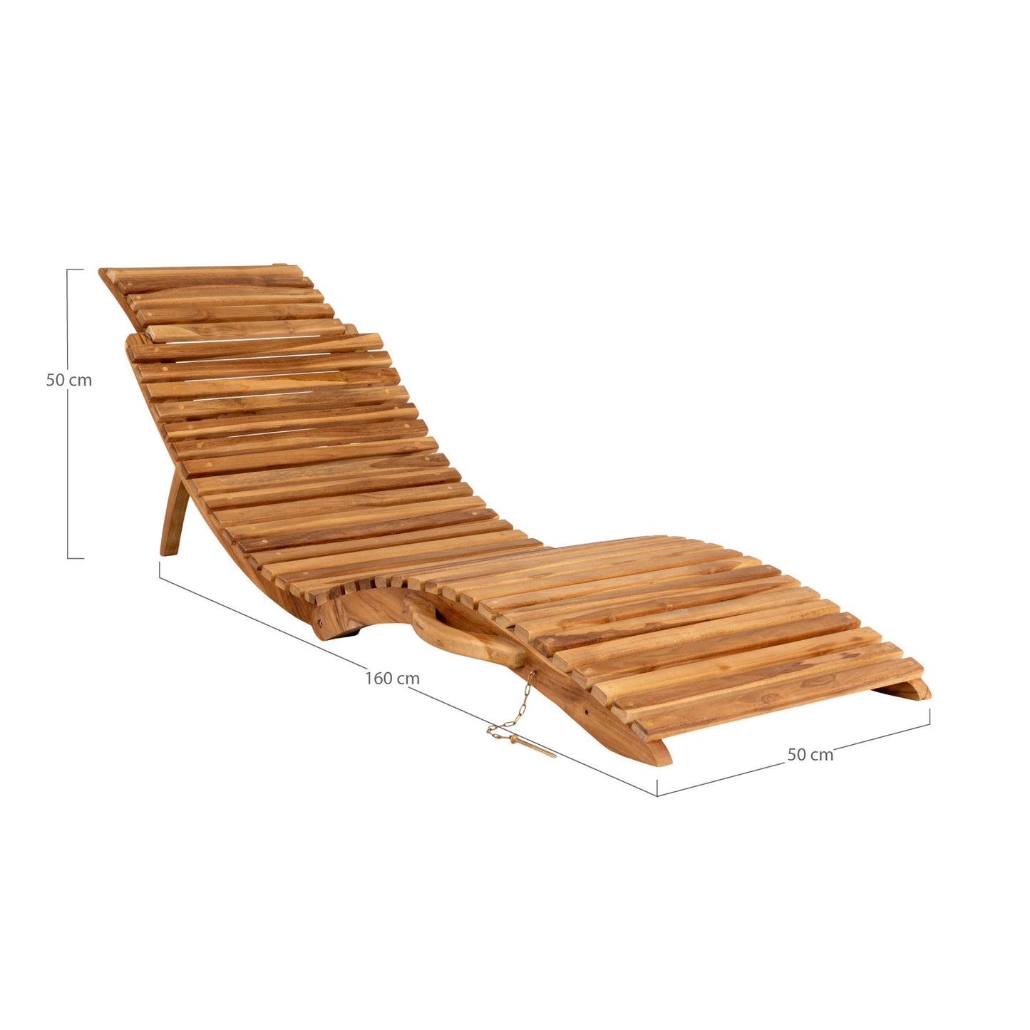 House Nordic Arrieta Teak Liggestol