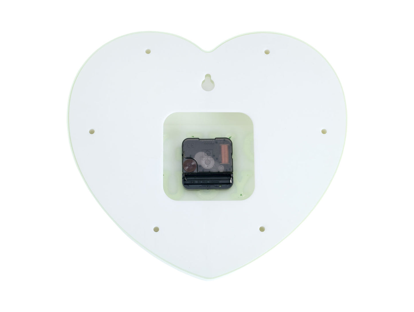 Karlsson Wall clock Heart Candy soft green