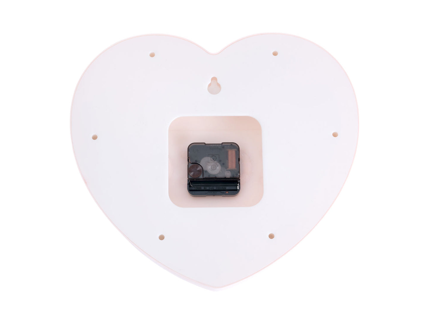 Karlsson Wall clock Heart Candy soft pink