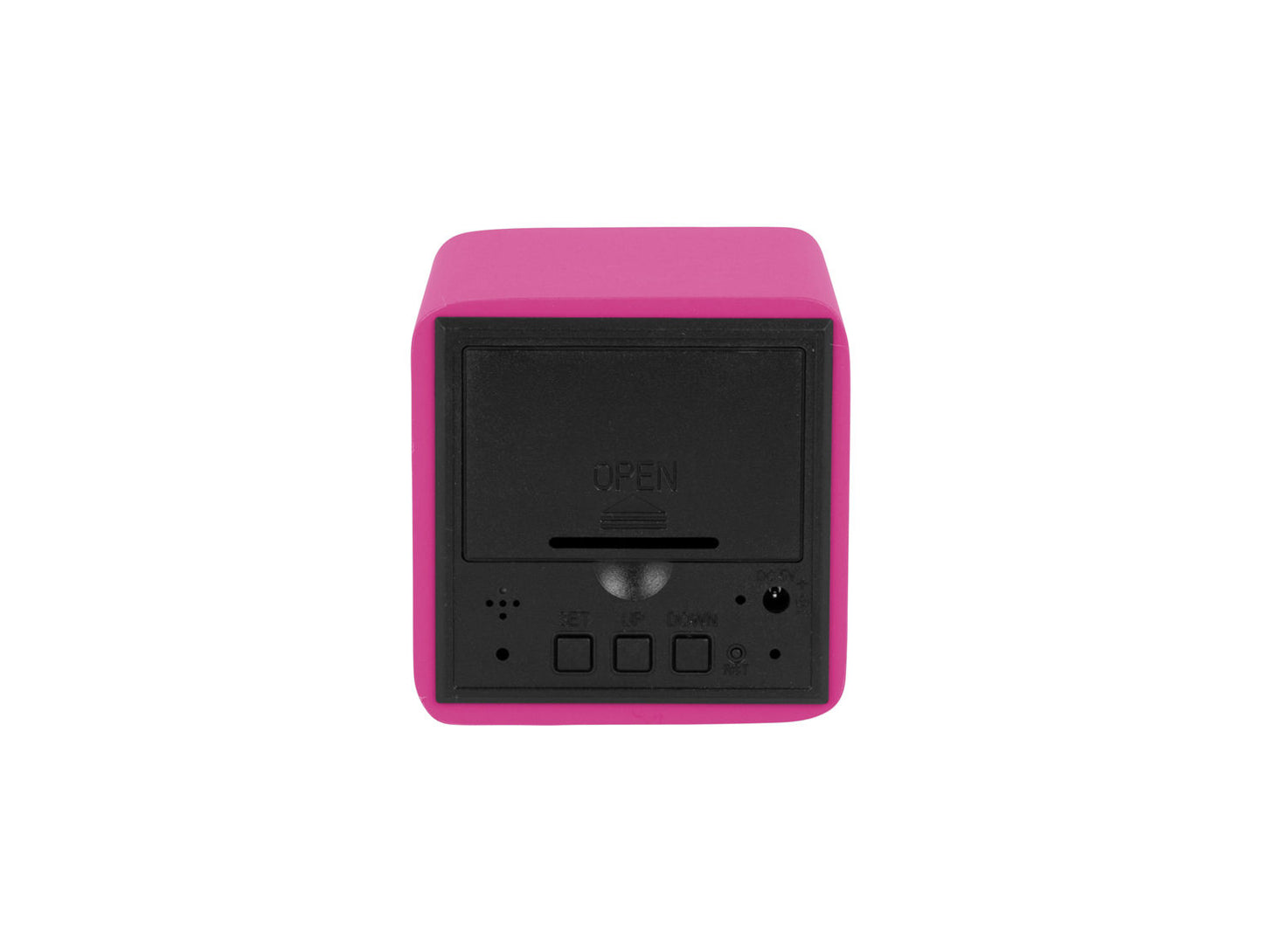 Karlsson Alarm clock Spry square LED bright pink