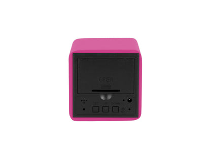 Karlsson Alarm clock Spry square LED bright pink