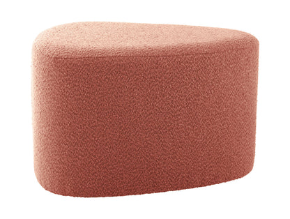 Leitmotiv Pouf Ada organic large bouclé faded pink