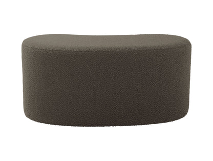 Leitmotiv Pouf Ada wave bouclé taupe green