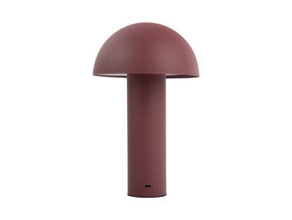 Leitmotiv Table lamp Fuego LED iron matt red ochre