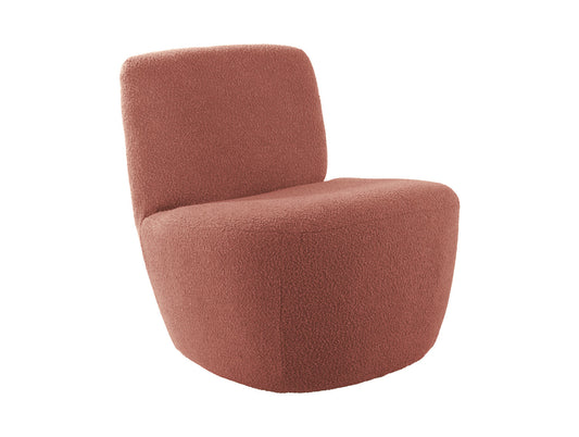 Leitmotiv Chair Ada bouclé faded pink