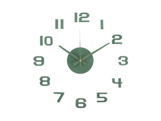 Karlsson Wall clock DIY Sunset Numbers jungle green