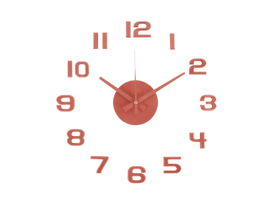 Karlsson Wall clock DIY Sunset Numbers blush red