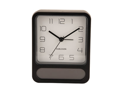 Karlsson Alarm clock Duo matt black