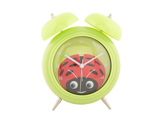 Karlsson Alarm clock Peekaboo Ladybug green