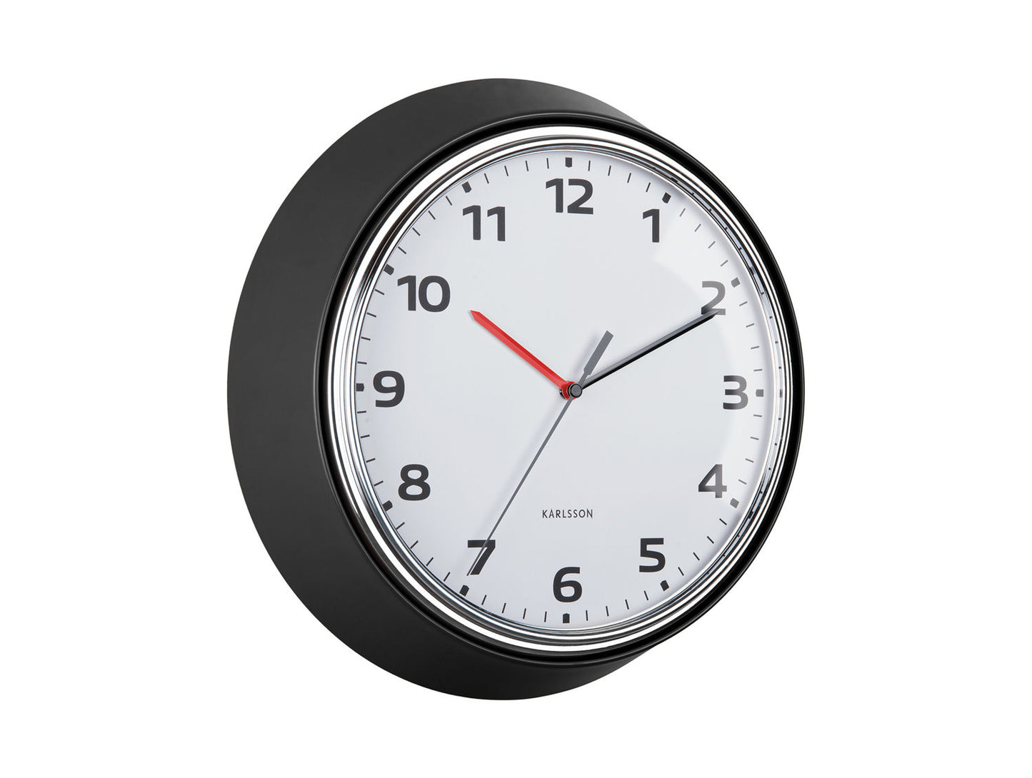 Karlsson Wall clock Modern Retro black