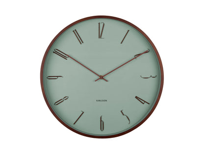 Karlsson Wall clock Scandia grayed jade