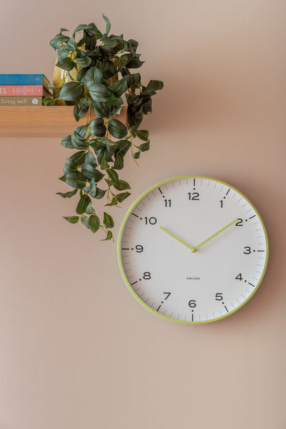 Karlsson Wall clock Circus Rings matcha green