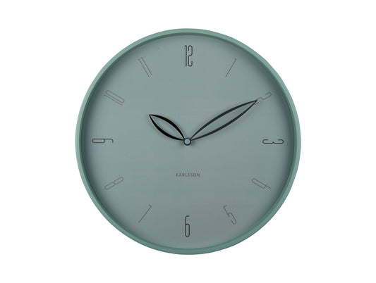 Karlsson Wall clock Petals misty blue