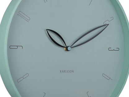 Karlsson Wall clock Petals misty blue