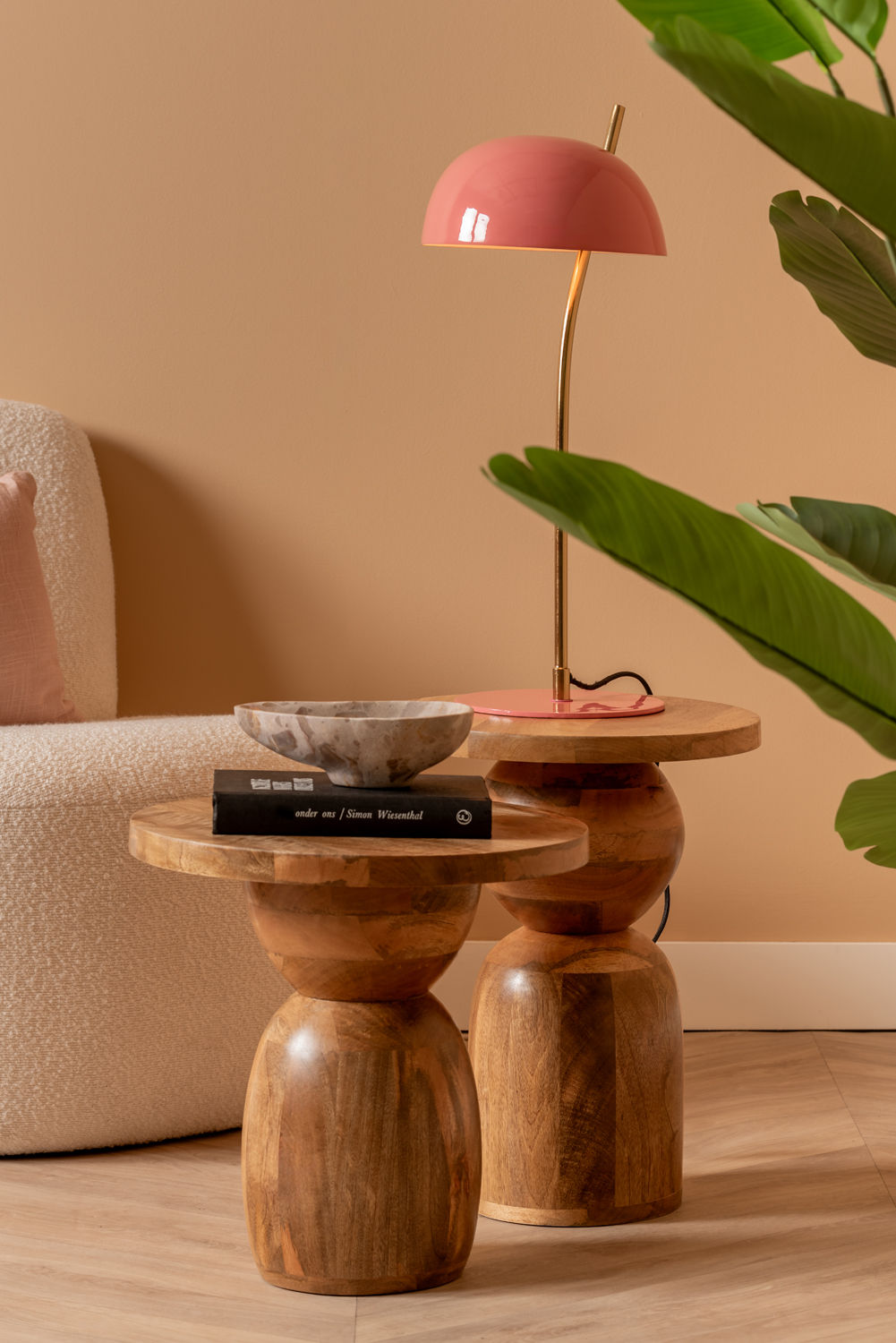 Leitmotiv Side table Dia small mango wood