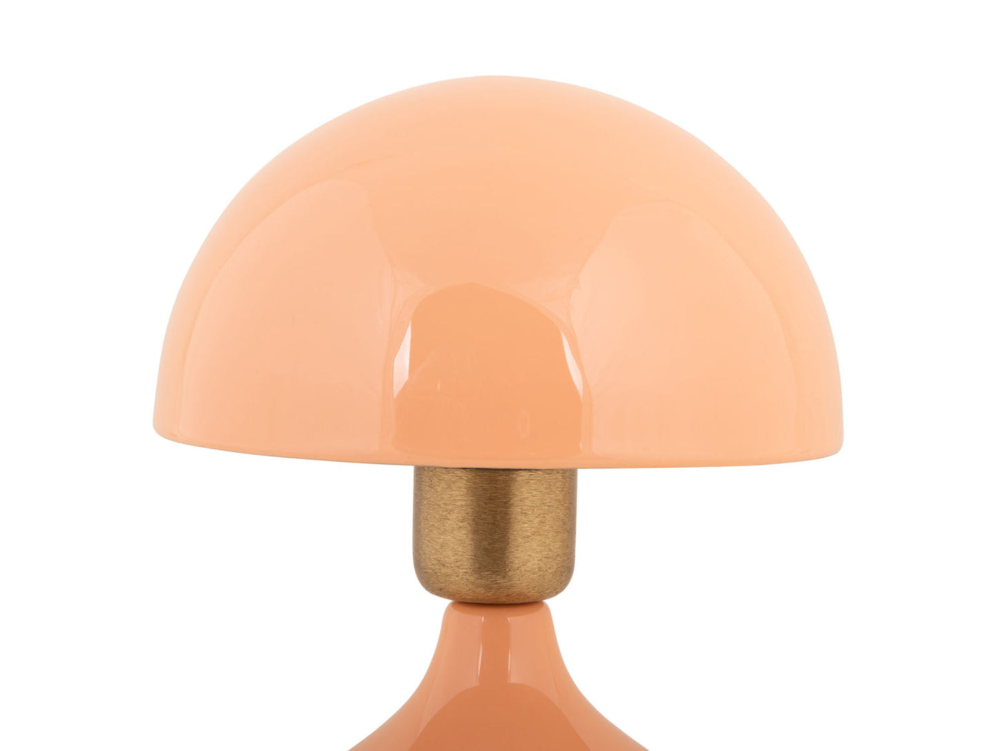 Leitmotiv Table lamp Binc enamel peach orange