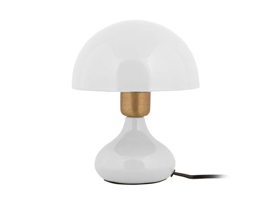 Leitmotiv Table lamp Binc enamel white