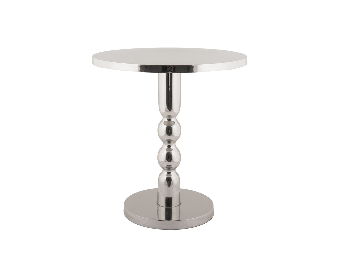 Leitmotiv Side table Sheen aluminium chrome