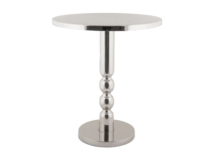 Leitmotiv Side table Sheen large aluminium chrome