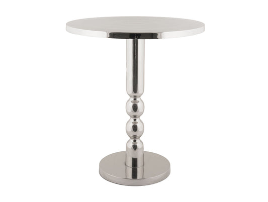 Leitmotiv Side table Sheen large aluminium chrome