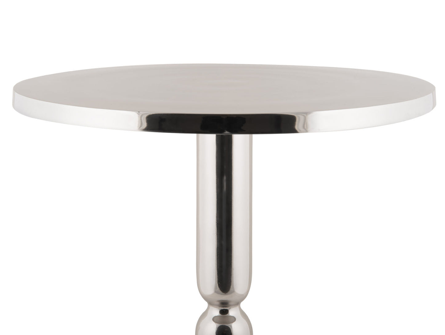 Leitmotiv Side table Sheen large aluminium chrome