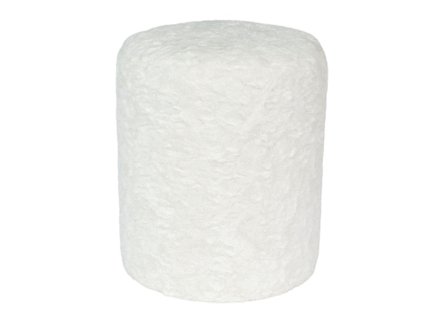 Leitmotiv Pouf Tierno furry white