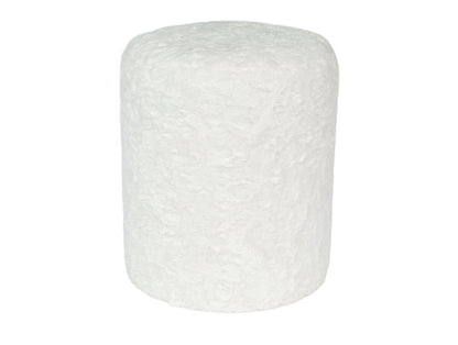 Leitmotiv Pouf Tierno furry white