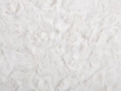 Leitmotiv Pouf Tierno furry white