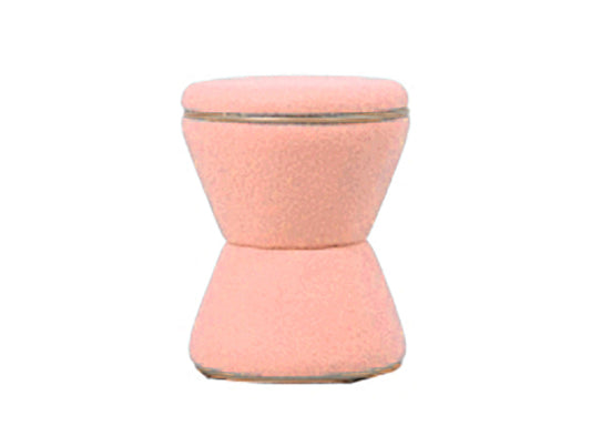 Leitmotiv Pouf Gustar teddy curl soft pink