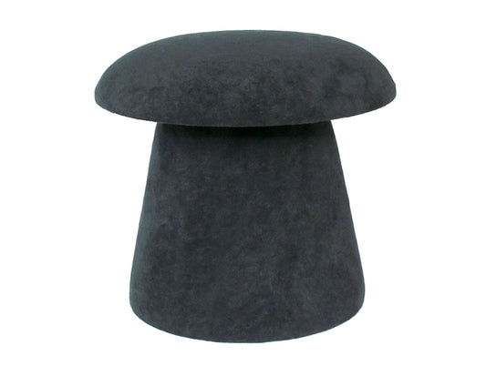 Leitmotiv Pouf Mushroom brushed velvet black