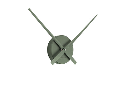 Karlsson Wall clock Little Big Time Mini metallic jungle green