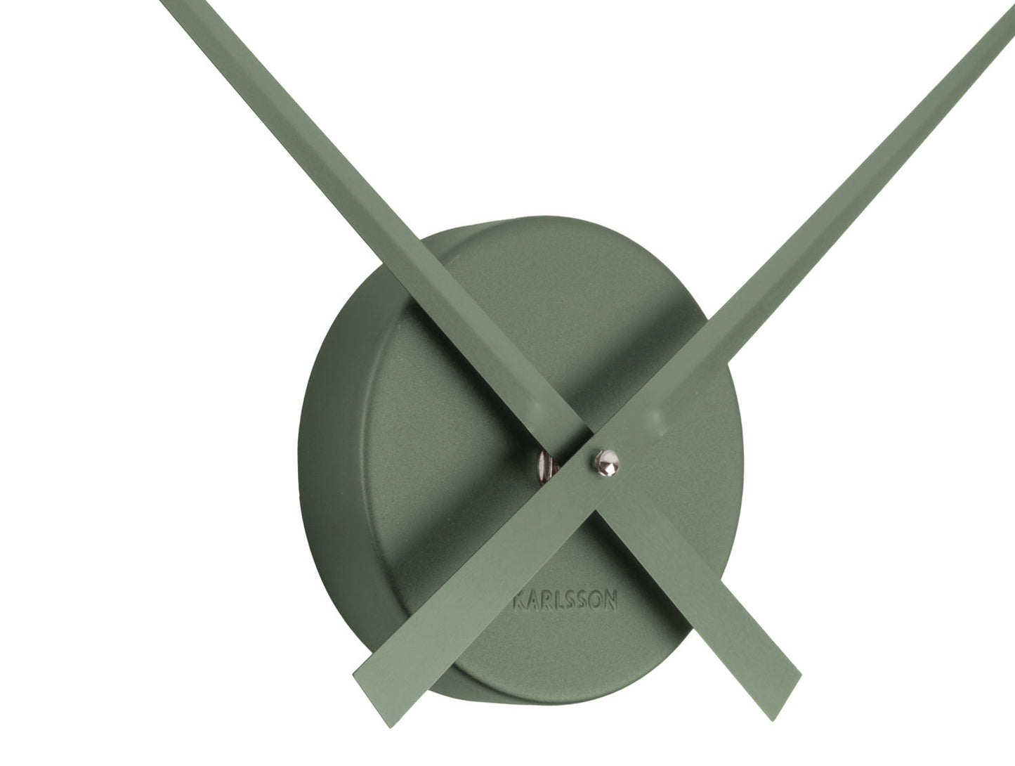 Karlsson Wall clock Little Big Time Mini metallic jungle green