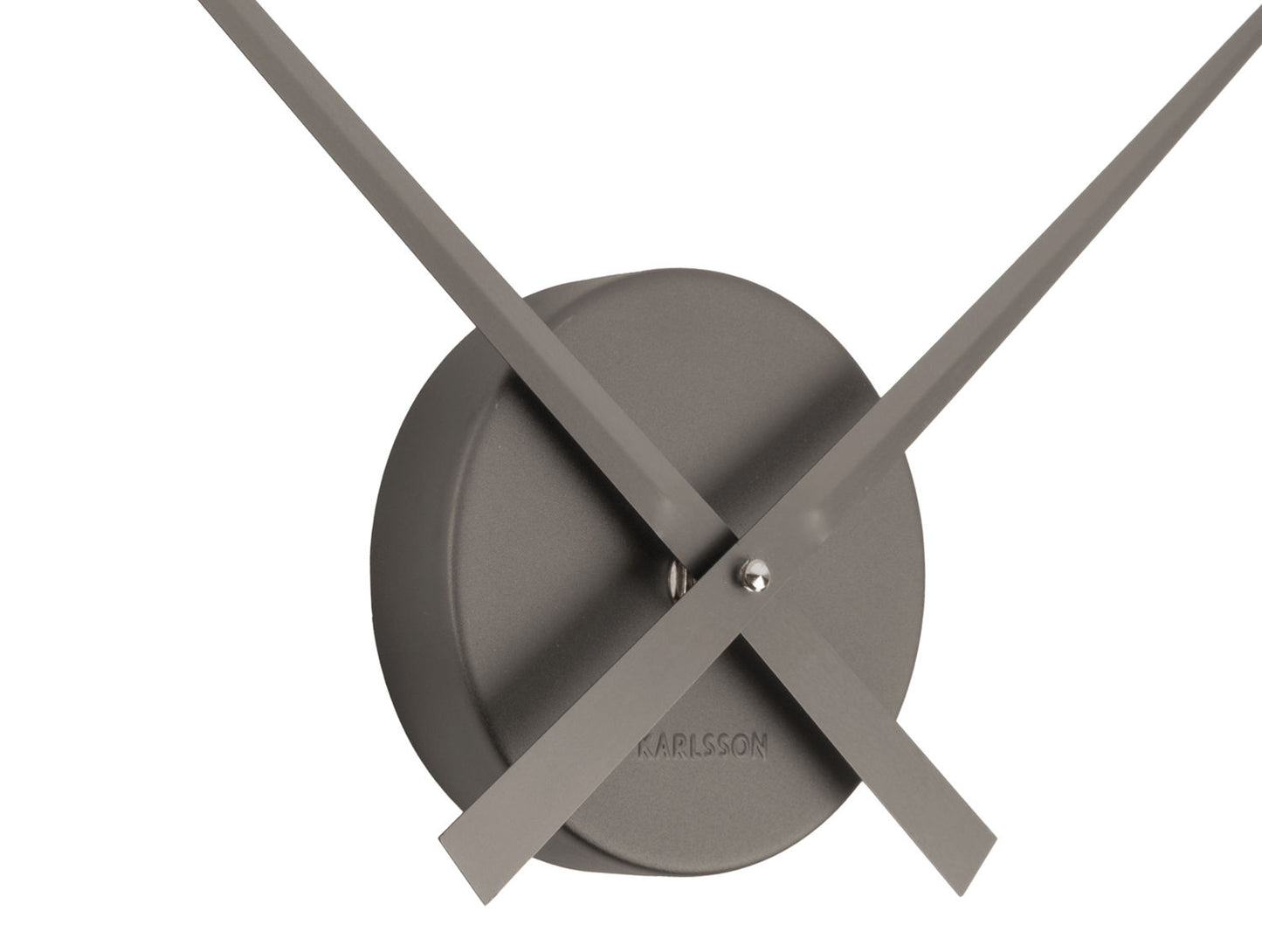 Karlsson Wall clock Little Big Time Mini metallic dark grey