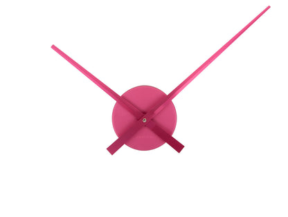 Karlsson Wall clock Little Big Time Mini metallic dark pink