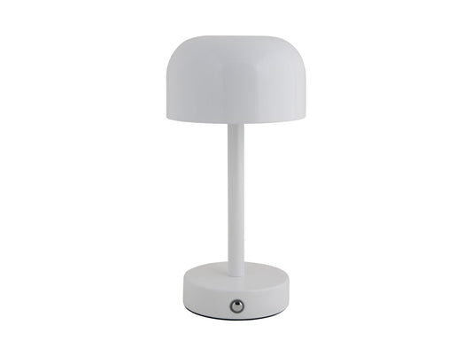 Leitmotiv Table lamp James LED iron shiny white