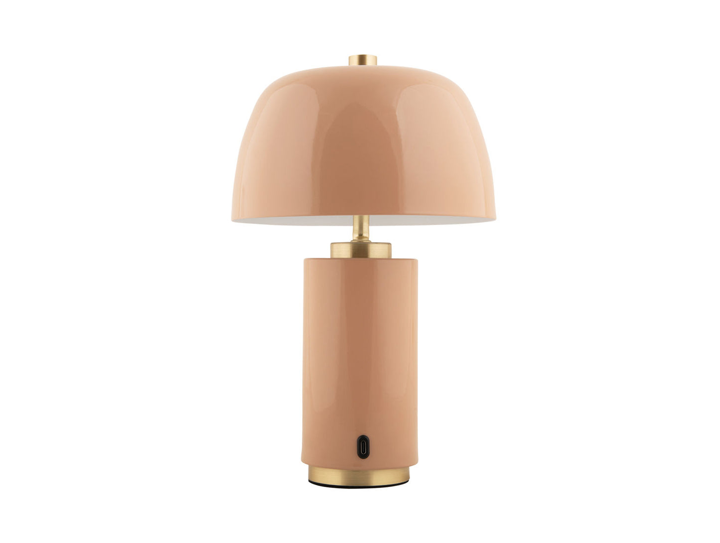 Leitmotiv Table lamp Freya LED iron soft brown