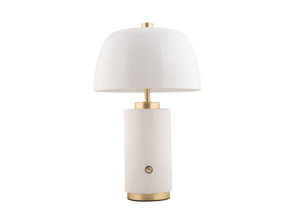 Leitmotiv Table lamp Freya LED iron white