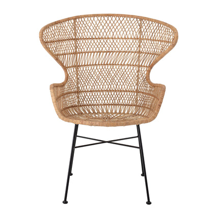 Bloomingville Oudon Loungestol, Natur, Rattan