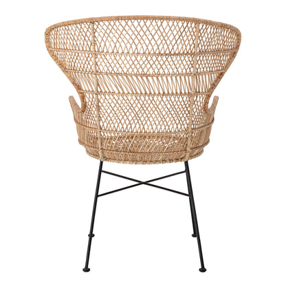 Bloomingville Oudon Loungestol, Natur, Rattan