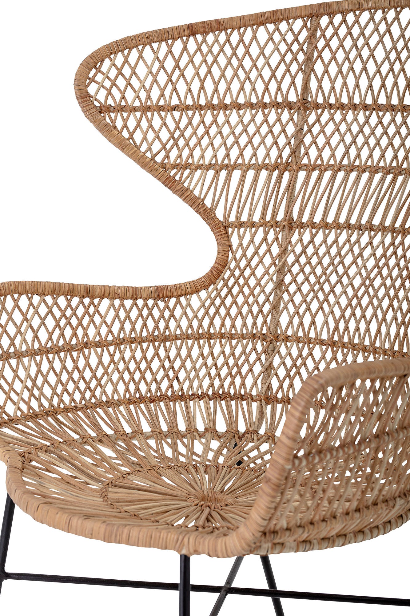 Bloomingville Oudon Loungestol, Natur, Rattan