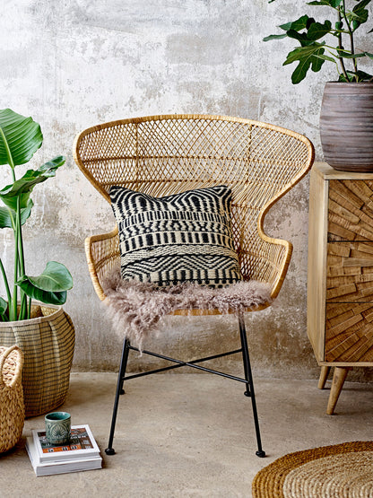 Bloomingville Oudon Loungestol, Natur, Rattan