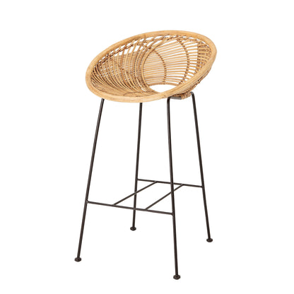 Bloomingville Yonne Barstol, Natur, Rattan