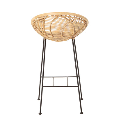 Bloomingville Yonne Barstol, Natur, Rattan