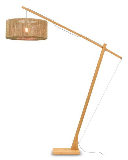 Good & Mojo Gulvlampe Iguazu /jute h.207cm/skærm dia.60x25cm nat.