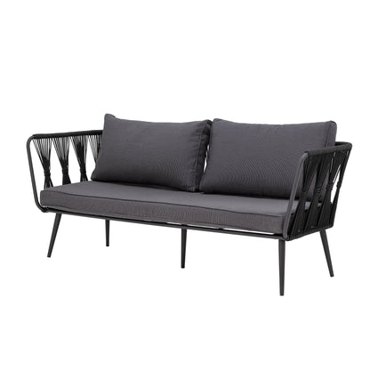 Bloomingville Pavone Sofa, Sort, Metal